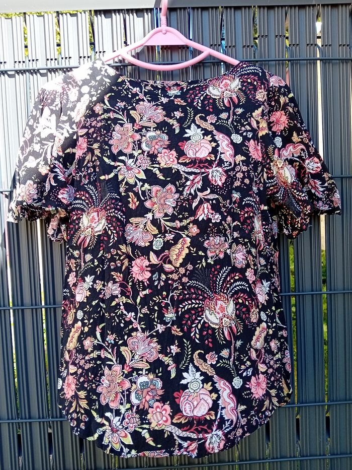 Blouse à fleurs