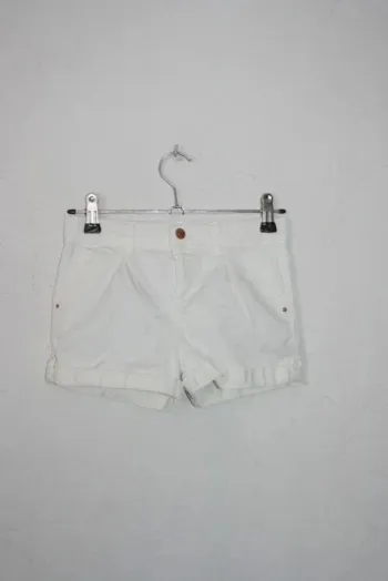 Short blanc taille 7/8 ans taille réglable