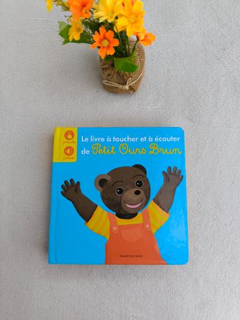 Livre sonore à toucher Petit Ours Brun