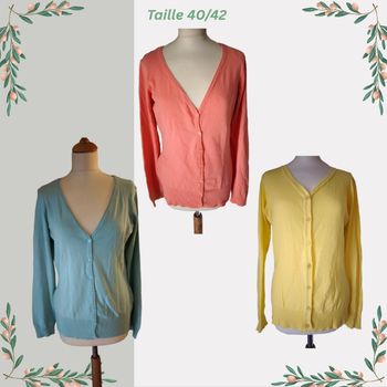 Lot de 3 gilets 42/44