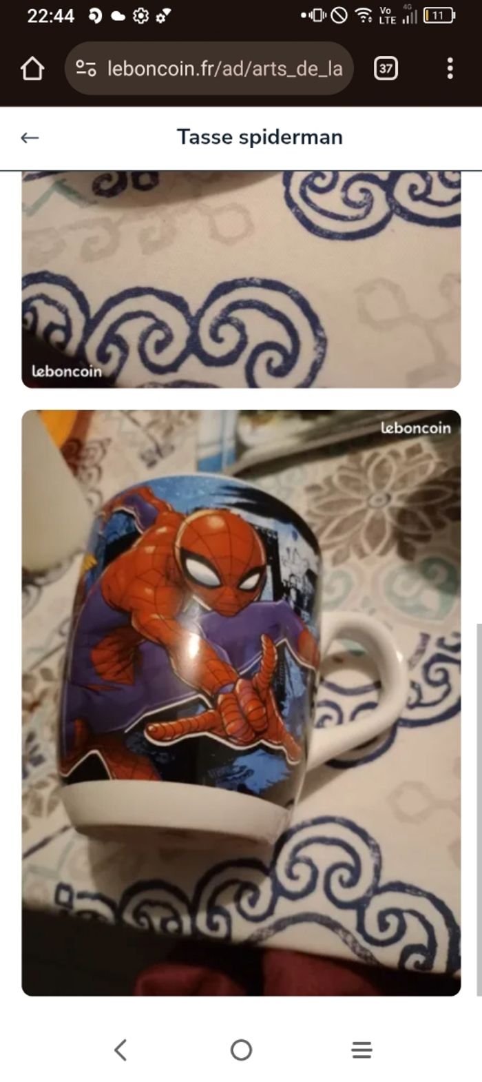 Tasse spiderman