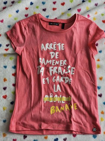 t shirt sorry 4 the mess 6ans