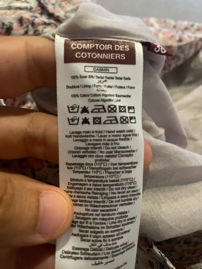 Jupe en soie comptoir des cotonniers - photo numéro 5