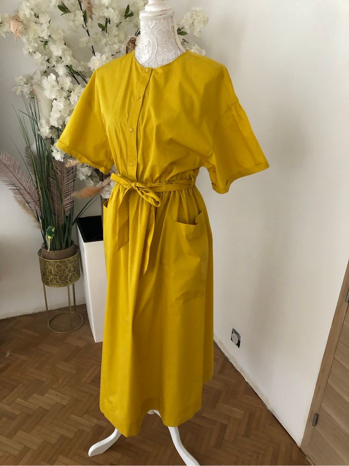 Robe jaune Zara neuve taille S - photo numéro 10