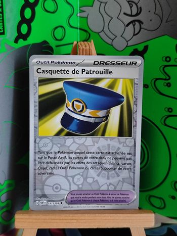 Casquette de patrouille reverse 191/197 flammes obsidiennes