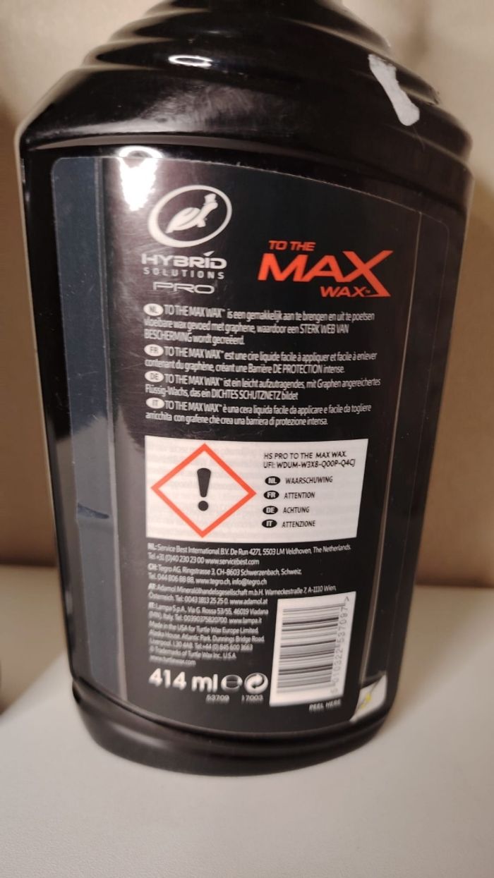 Cire voiture au graphene turtle wax lot - photo numéro 3