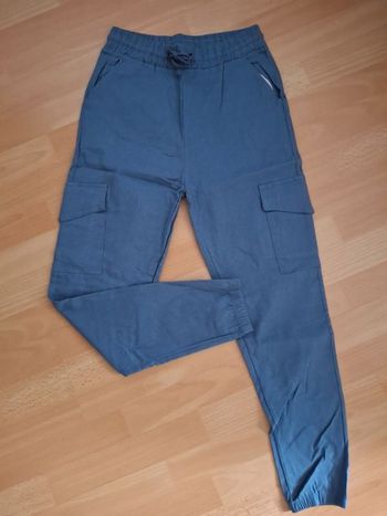 Pantalon cargo bleu pétrole L/XL neuf