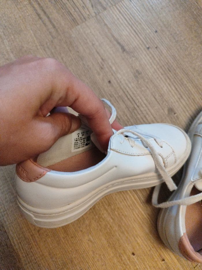 Basket blanche Lacoste T25 - photo numéro 5