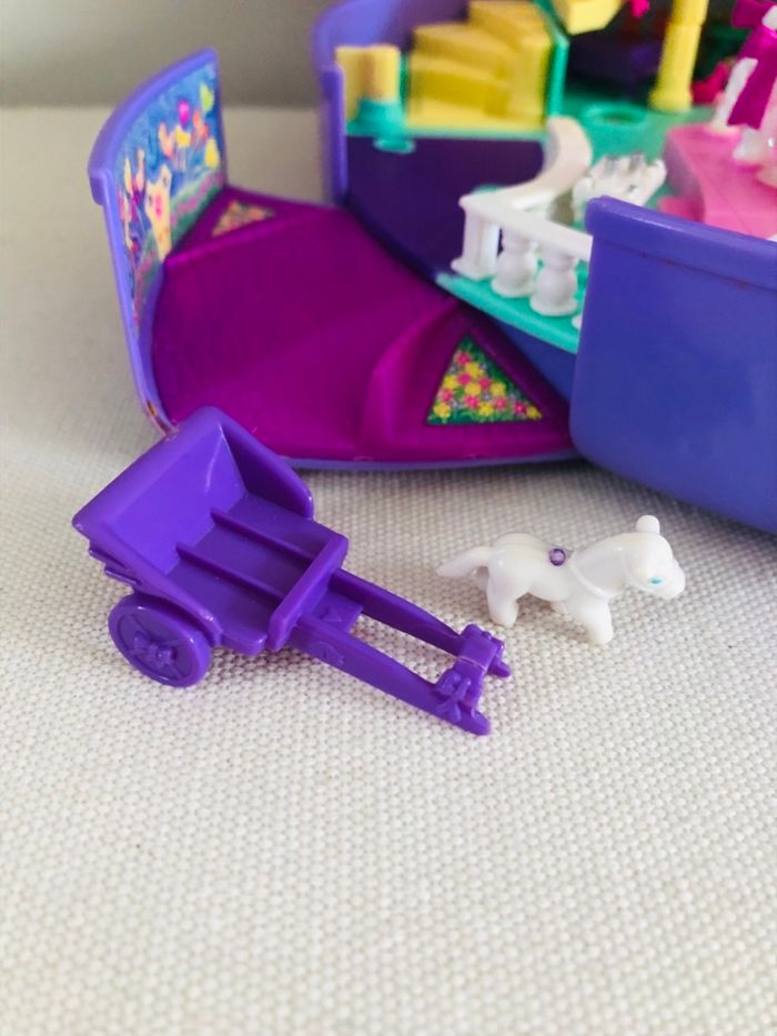 Polly pocket mariage rétro vintage boîte violet - photo numéro 4