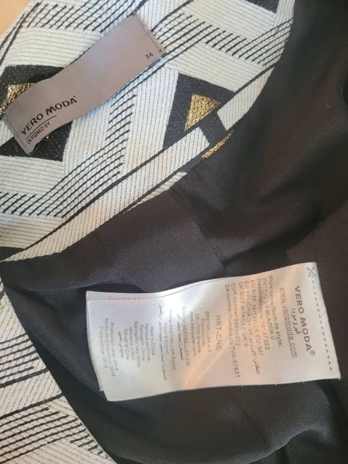 Veste tailleur vero moda demi saison - photo numéro 4