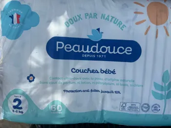 Peaudouce 60 couches taille 2