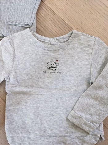 Sweat coton bio 36 mois kiabi