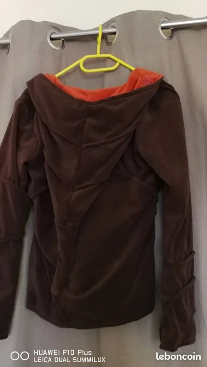 Veste velours avec longue capuche Swammee S / 36 / Neuf sans étiquette·Swamee - photo numéro 2