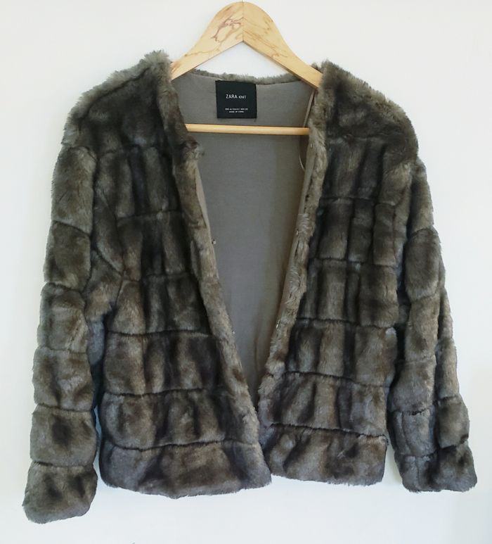 Zara Knit Veste d'hiver Femme Taille M - photo numéro 2