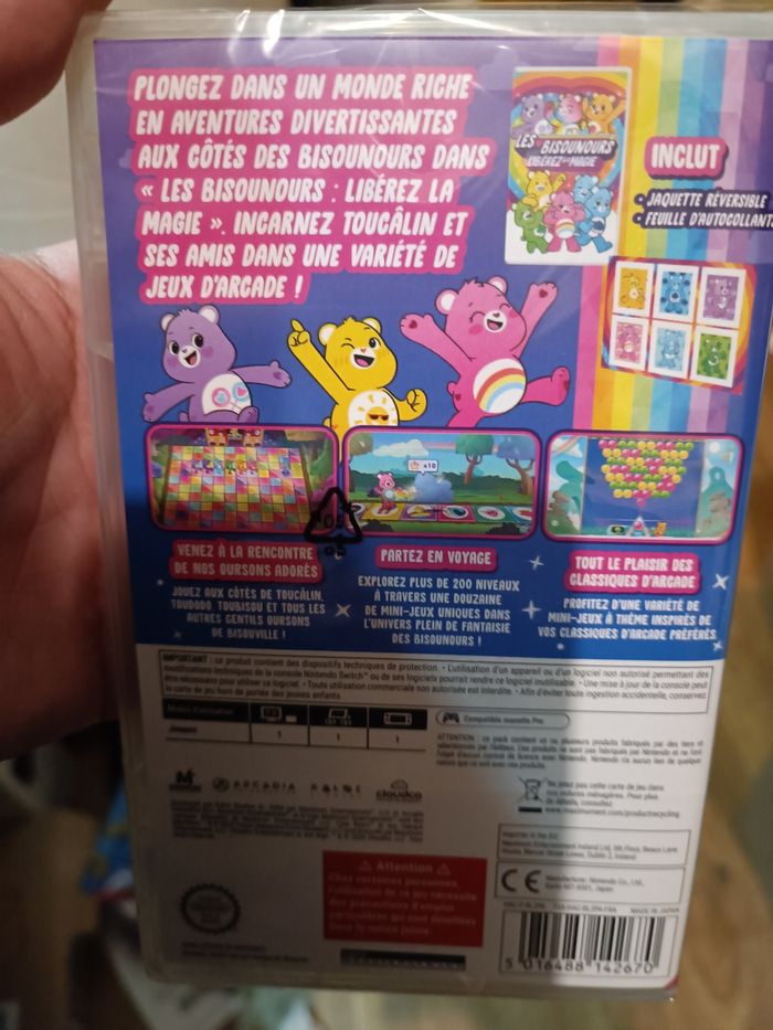 Les bisounours Neuf blister Nintendo switch AB prix ferme jeu 1 2 - photo numéro 2