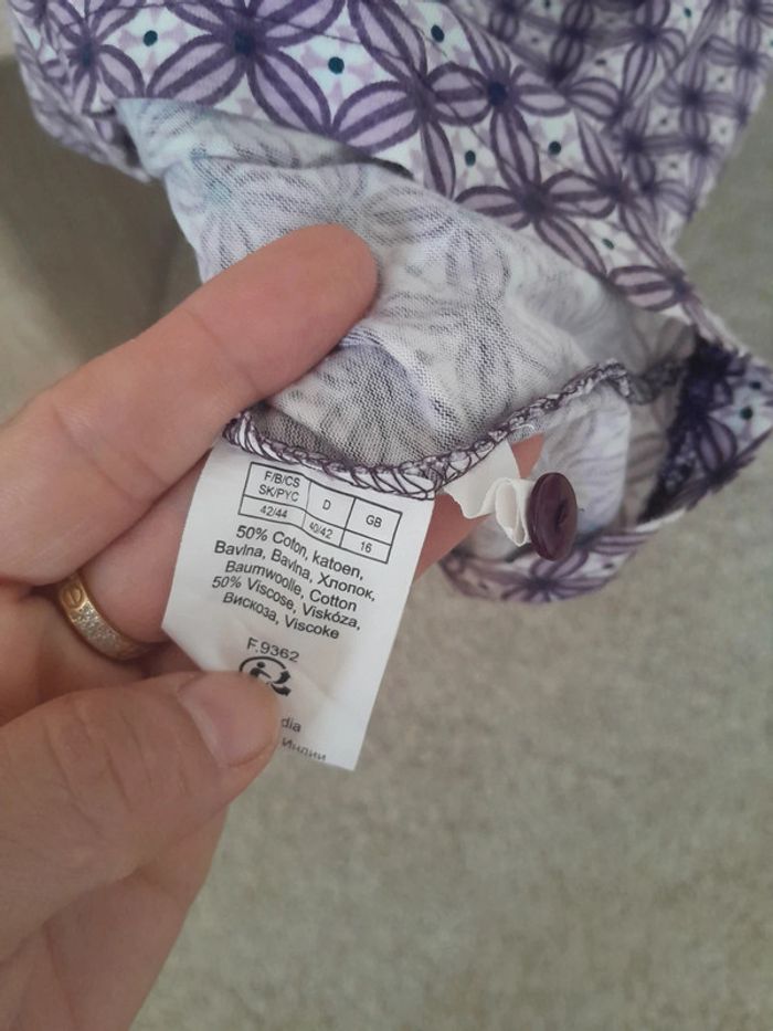 Tunique Blanche Porte💫Taille 42-44 - photo numéro 5