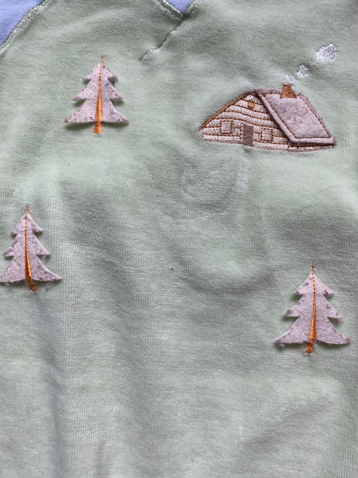 Grenouillère à manches longues hiver montagne - photo numéro 2