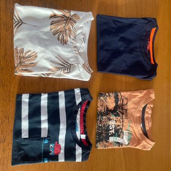4 t-shirt manches courtes garçon 3 ans