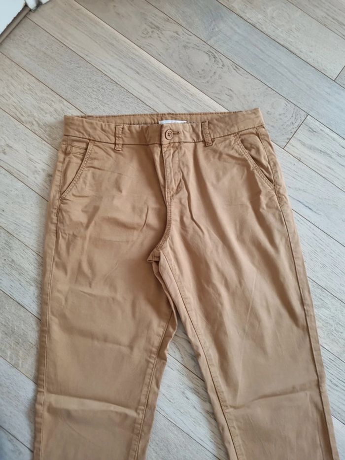 Pantalon camaïeu chino 38 camel - photo numéro 2