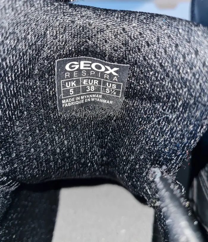 baskets montantes noires GEOX neuves pointure 38 - photo numéro 10