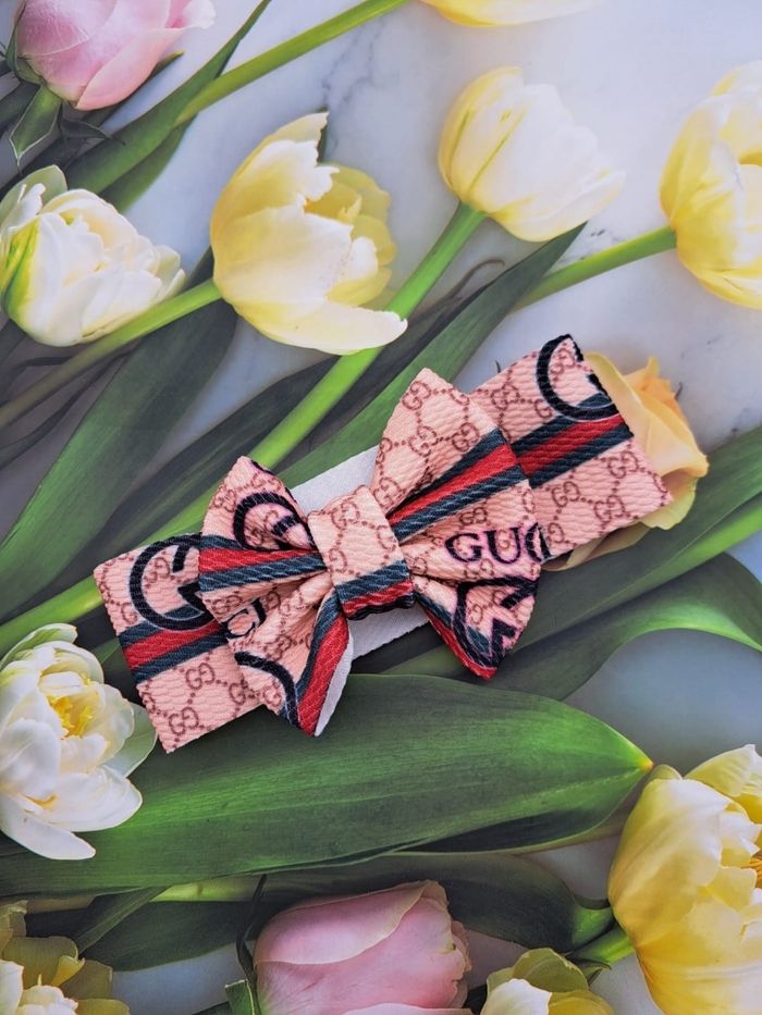 Lot des 5 bandeaux fille 0-3 mois - photo numéro 4