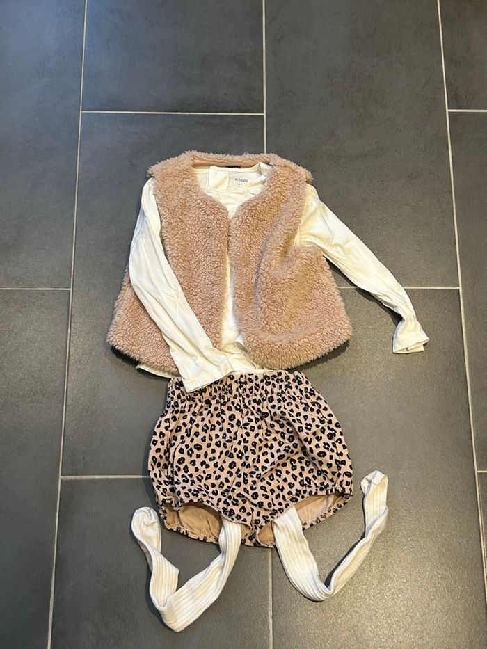 Ensemble 4 pièces short léopard Kiabi 3A - photo numéro 2