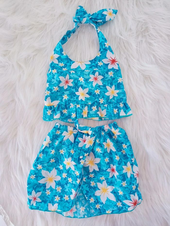 Ensemble fleuri 6mois 0*102