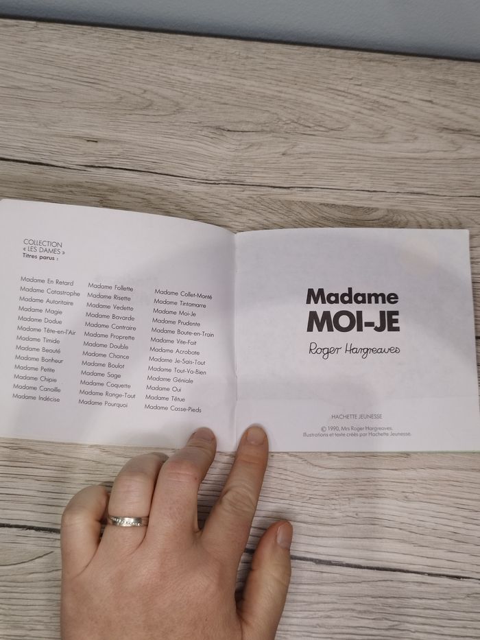 Livre Monsieur Madame Mme Moi-je - photo numéro 4