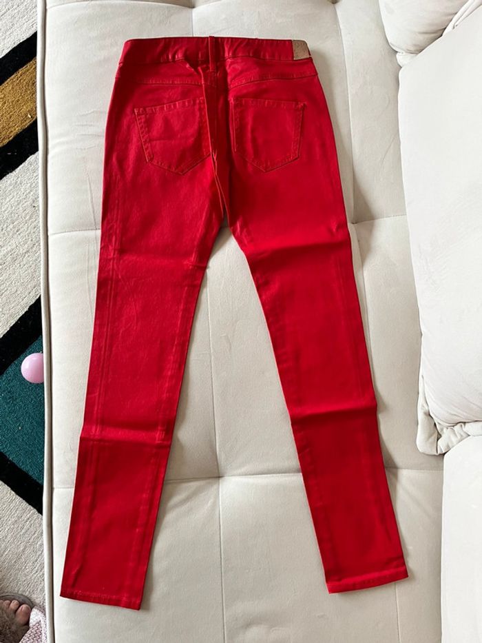 Pantalon rouge Mango - photo numéro 2