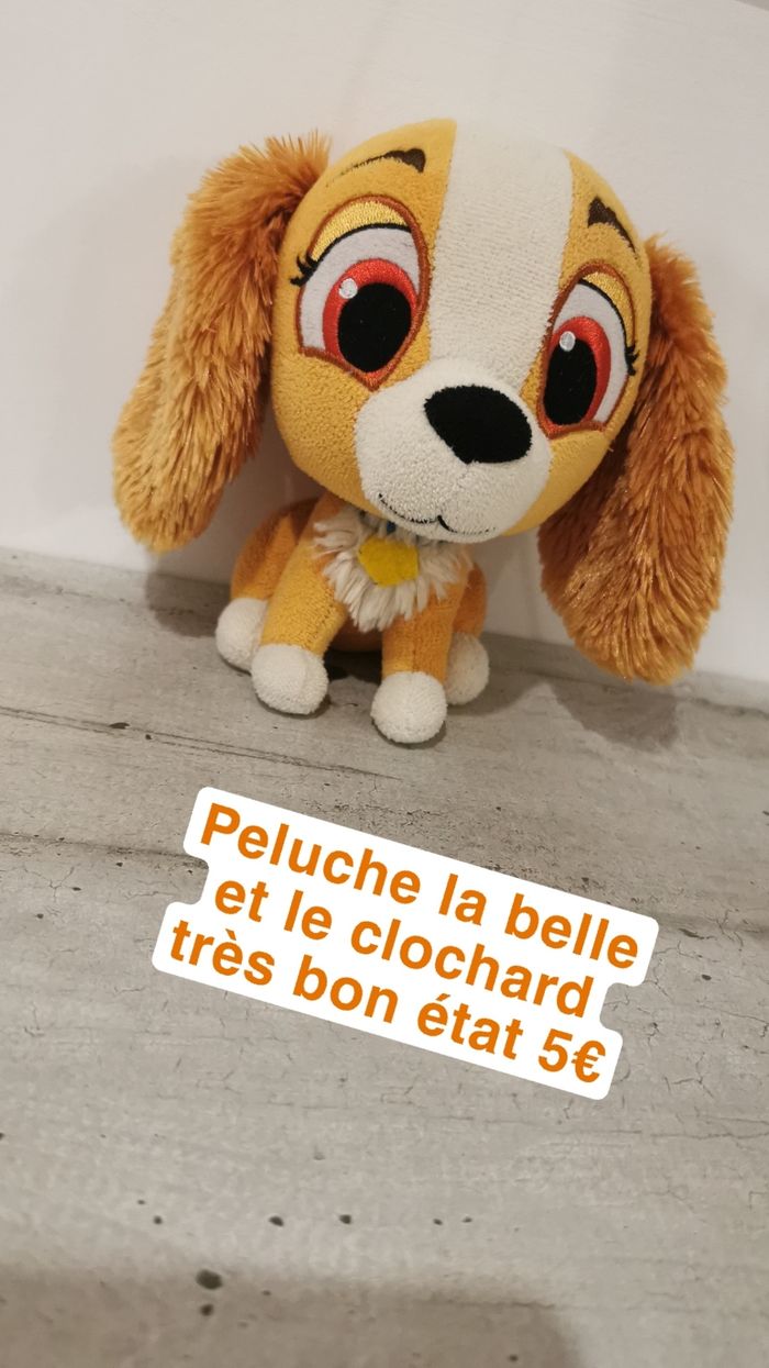 Peluche belle et le clochard