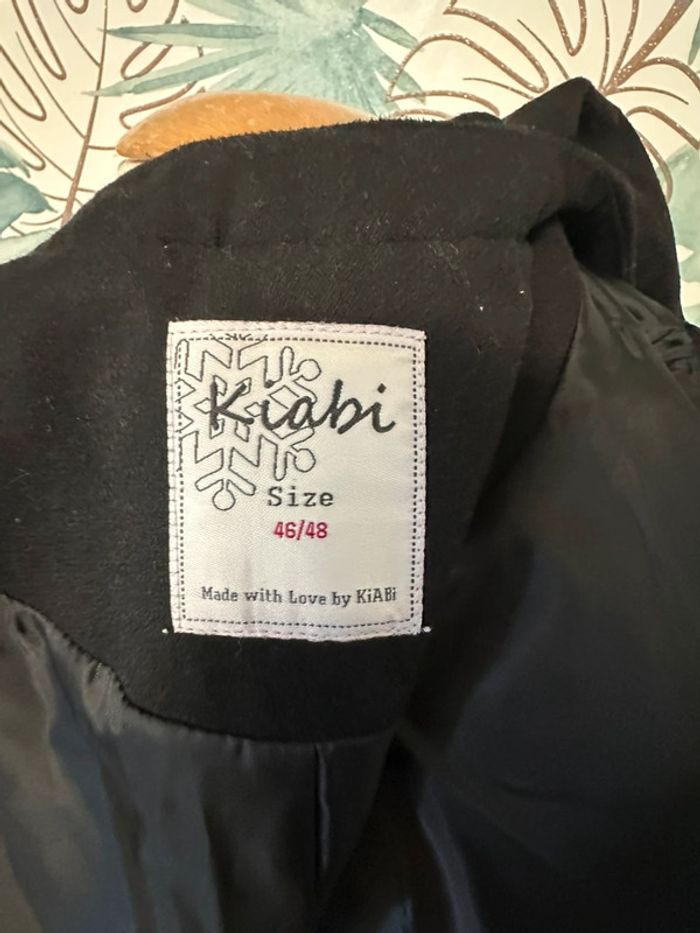 Caban trench noir Kiabi t46 - photo numéro 6