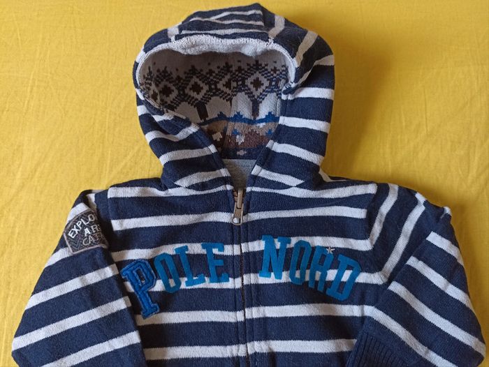 Gilet capuche épais Catimini 18m - photo numéro 5