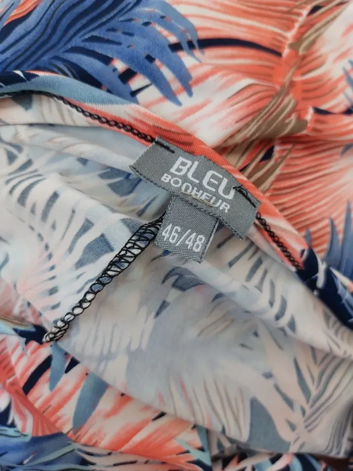 Robe longue fluide imprimée manches courtes 46/48 - photo numéro 6