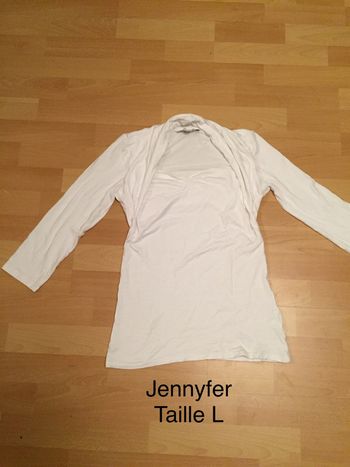 T-shirt manches 3/4 Jennyfer blanc