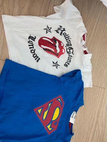Lot de 2 t shirts H&M 6/9 mois