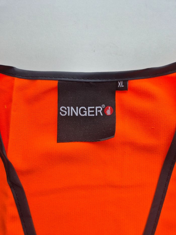 Gilet de sécurité orange Singer taille XL neuf - photo numéro 2