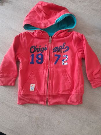 Gilet à capuche Catimini garçon 18 mois