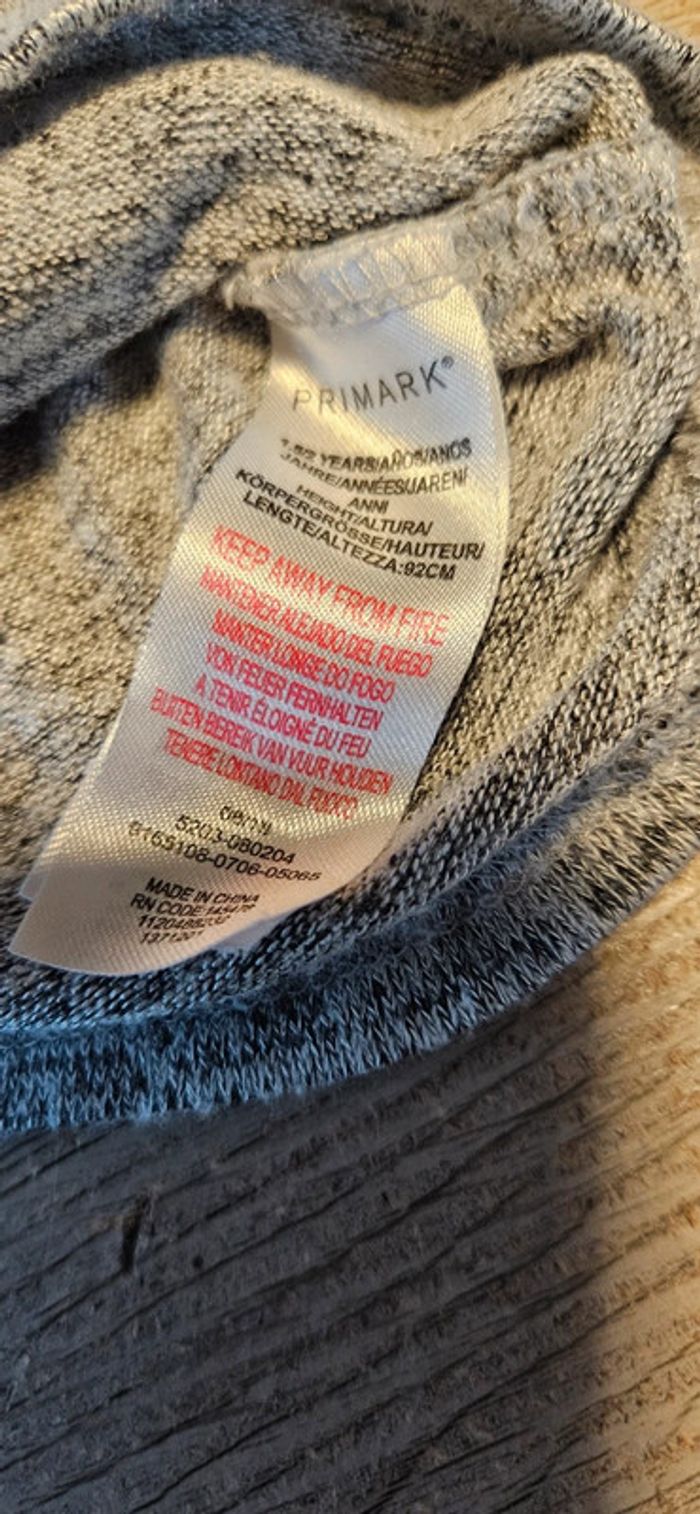 Pull léger à manches longues gris chiné, Primark, 18/24 mois, nickel - photo numéro 5
