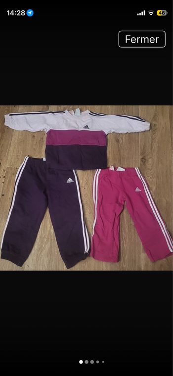 Ensembles survêtement adidas fille 2 ans 