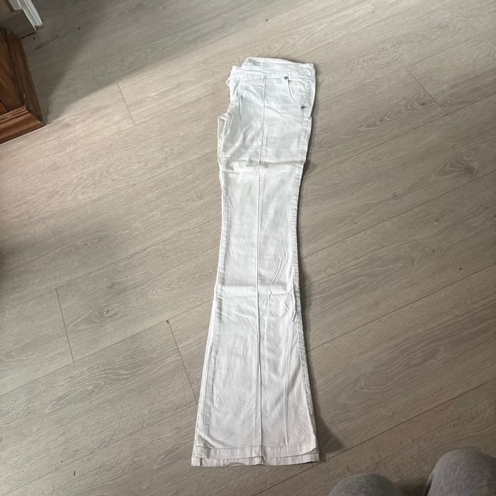 Pantalon femme blanc