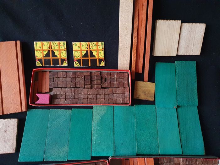 Jeu de construction en bois Forestière baby Jeujura ancien - photo numéro 5