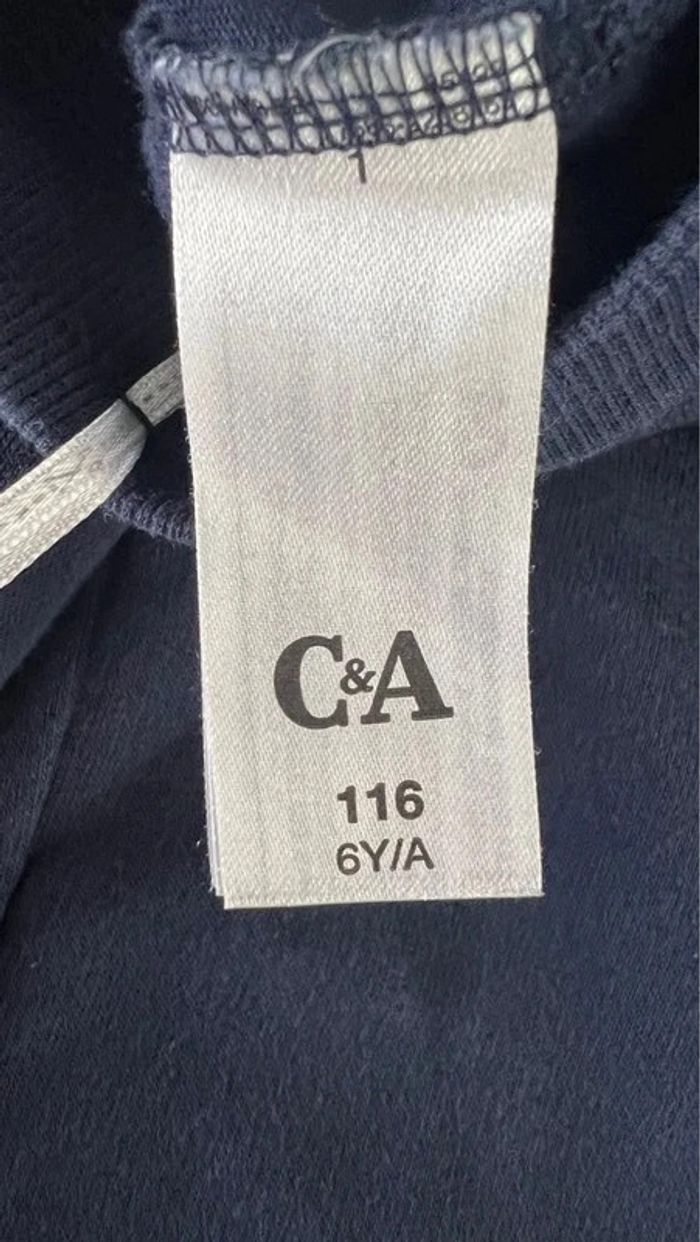 Pantalon de jogging en parfait état taille 6 ans 85%coton marque C&A couleur marine - photo numéro 6