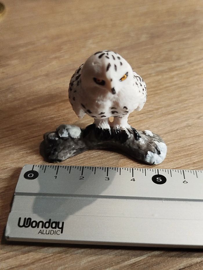 Figurine chouette des neiges Animal de la forêt - photo numéro 5