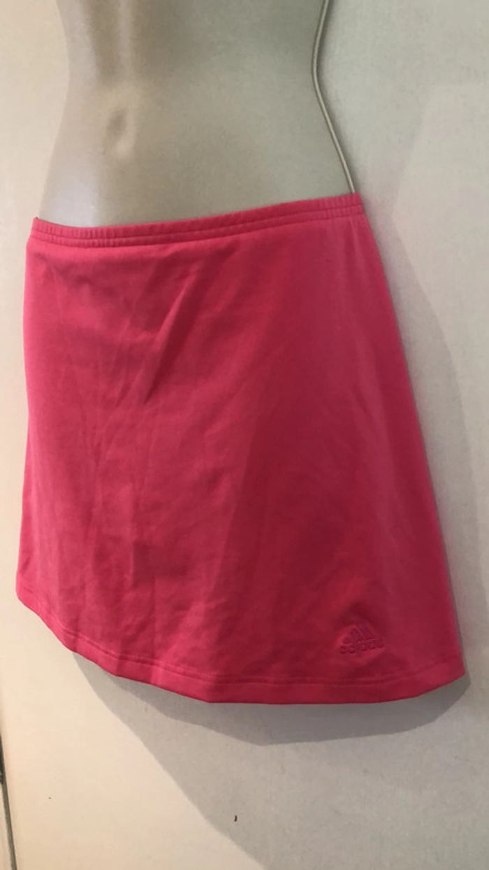 Jupe Short Adidas rose taille 14 ans - photo numéro 3