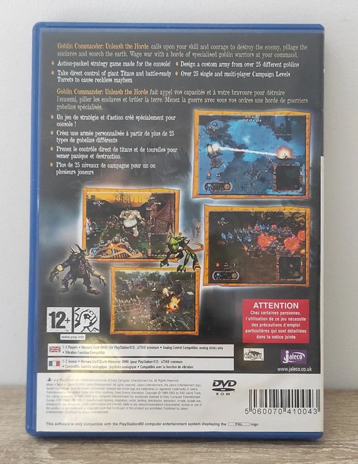 Jeu goblin commander ps2 - photo numéro 3