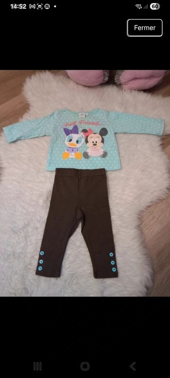 Très jolie ensemble 6 mois Disney