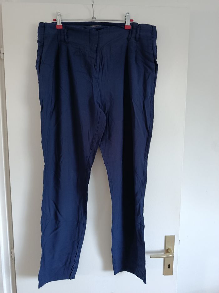 Pantalon marine Camaïeu