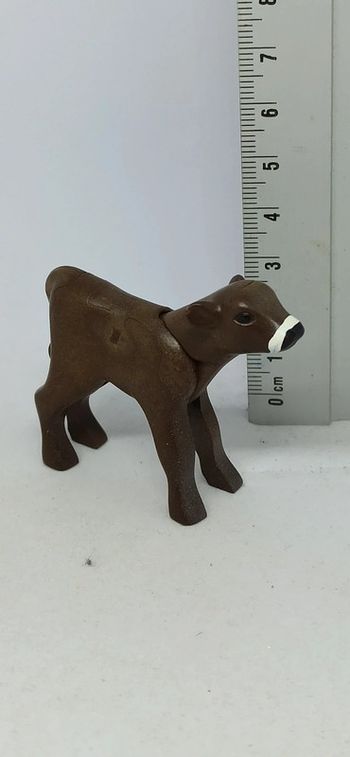 Veau montagnard marron foncé playmobil