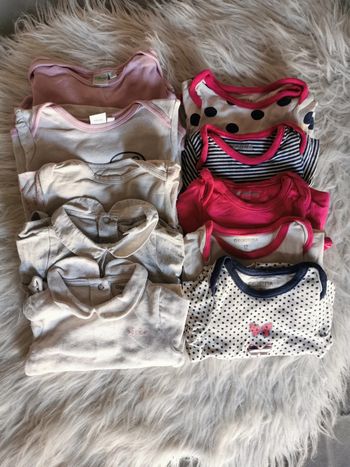 Lot de 10 bodies manches longues