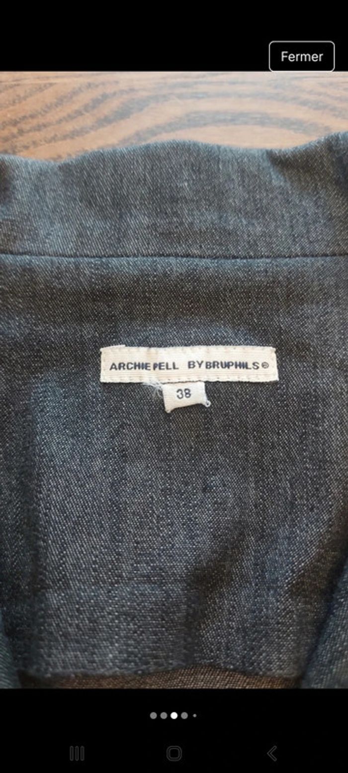 Veste Jean Archie Pell by Bruphils t 38 - photo numéro 2